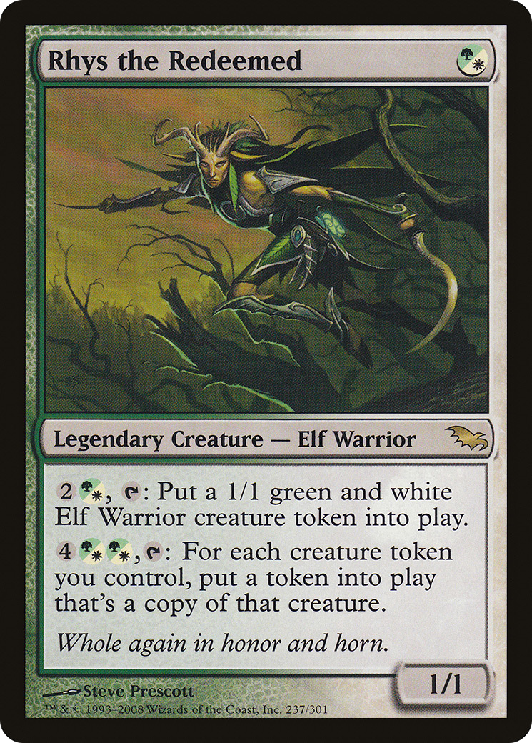 Rhys the Redeemed (237) Foil - Shadowmoor