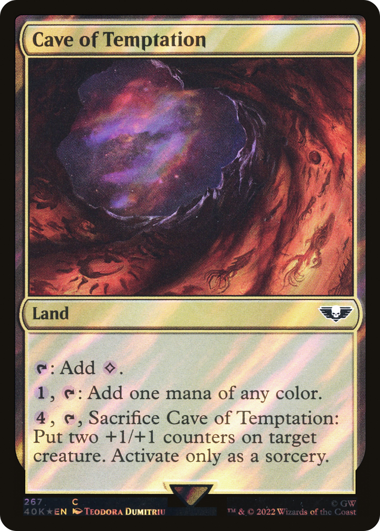 Cave of Temptation (267) Surge Foil - Warhammer 40,000 Commander