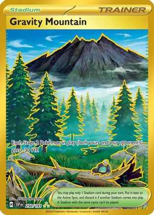 Gravity Mountain (250) Holofoil - Surging Sparks