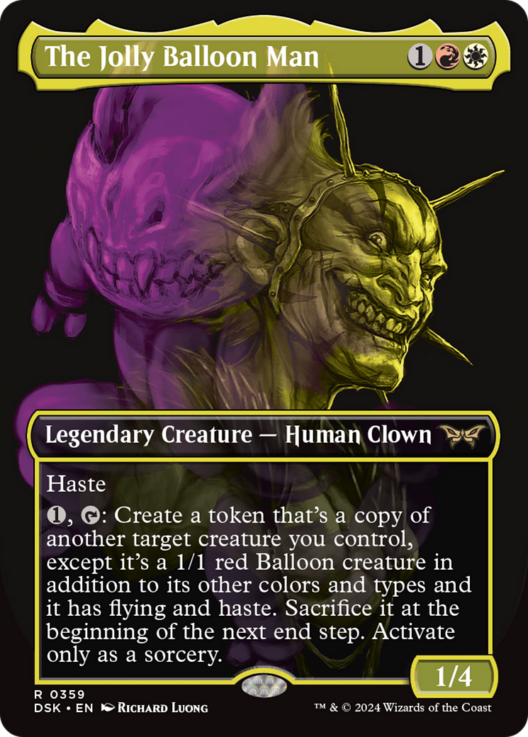 The Jolly Balloon Man (Showcase) (359) Foil - Duskmourn: House of Horror