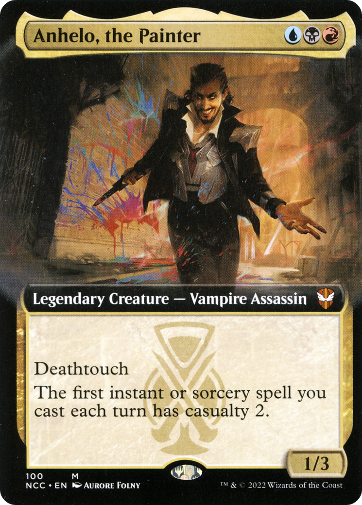 Anhelo, the Painter (Extended Art) (100) - New Capenna Commander