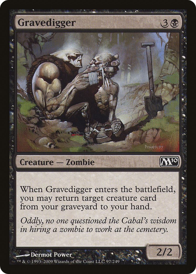 Gravedigger (097) Foil - Magic 2010