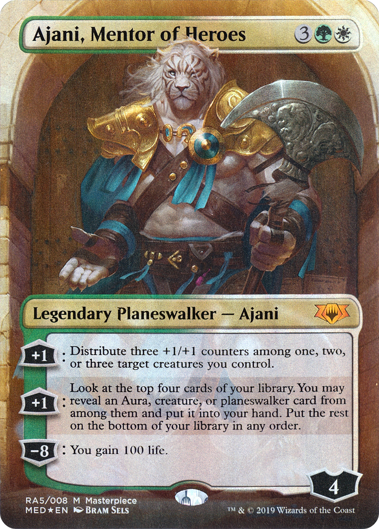 Ajani, Mentor of Heroes (RA5) Foil - Mythic Edition