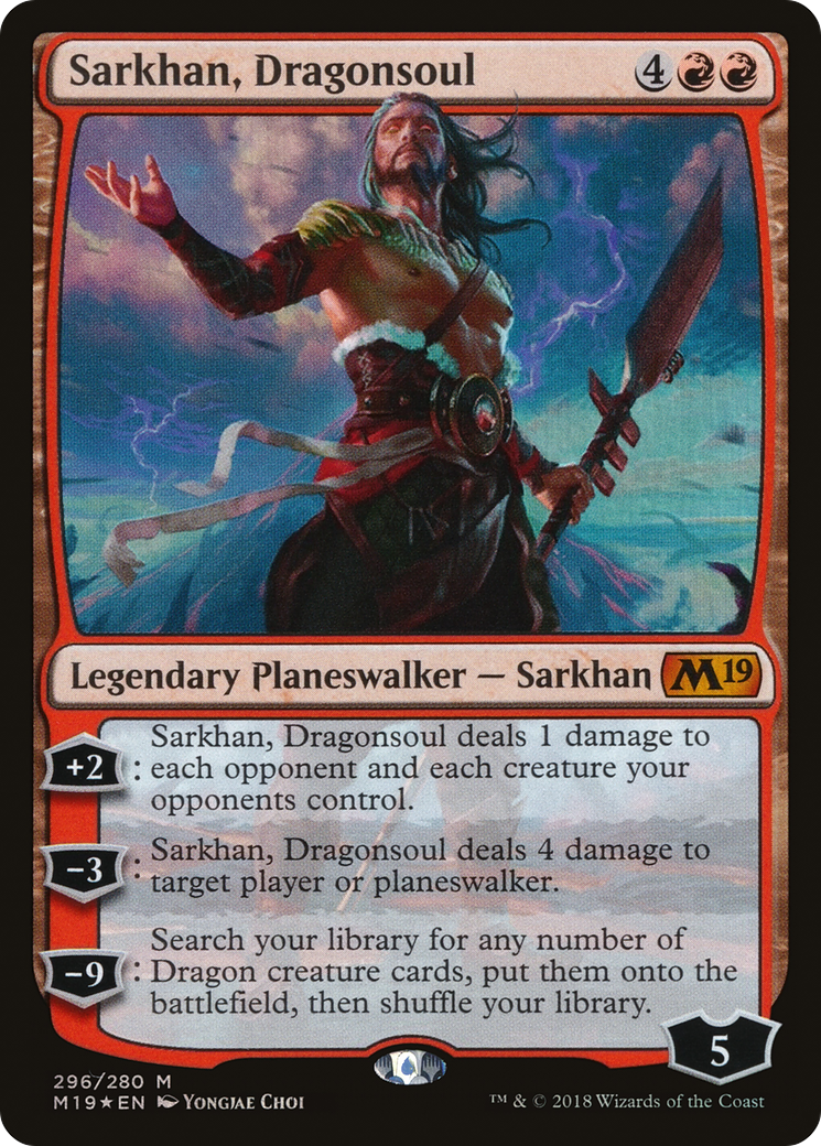 Sarkhan, Dragonsoul (296) Foil - Core Set 2019