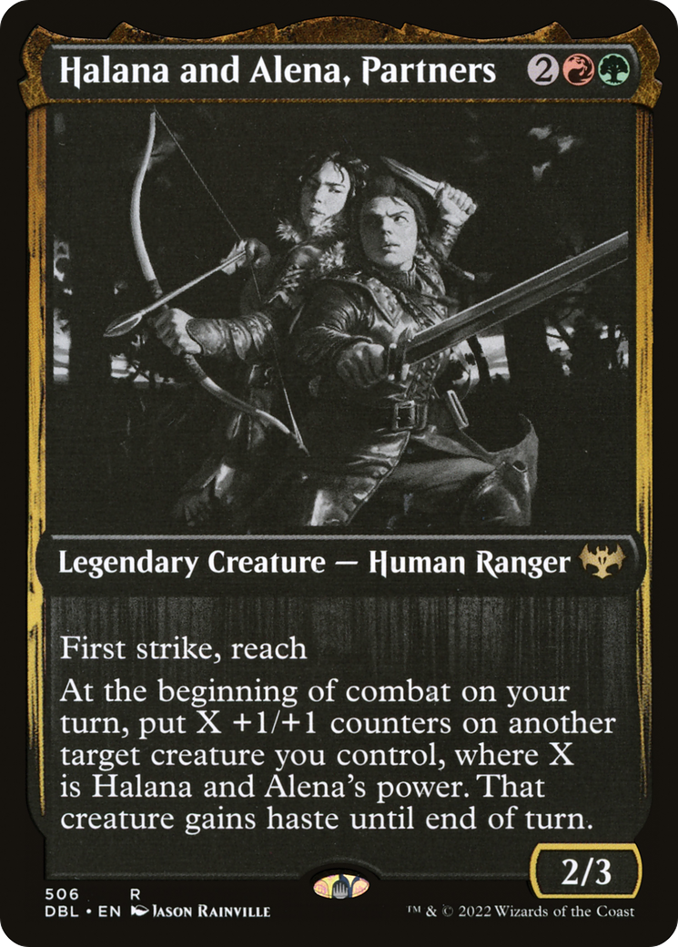 Halana and Alena, Partners (506) Foil - Innistrad: Double Feature