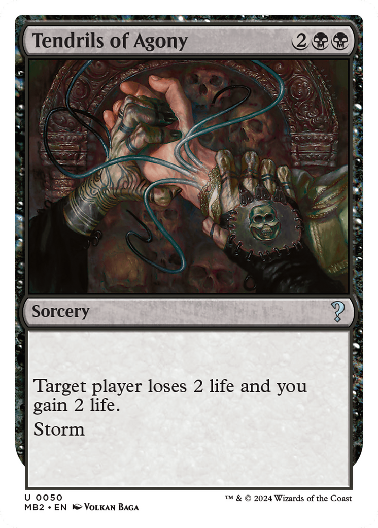 Tendrils of Agony (White Border) (050) - Mystery Booster 2
