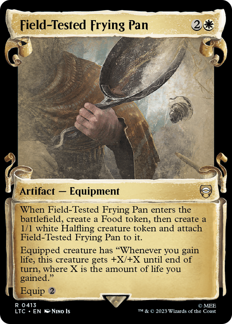 Field-Tested Frying Pan (Showcase) (413) - Tales of Middle-earth Commander