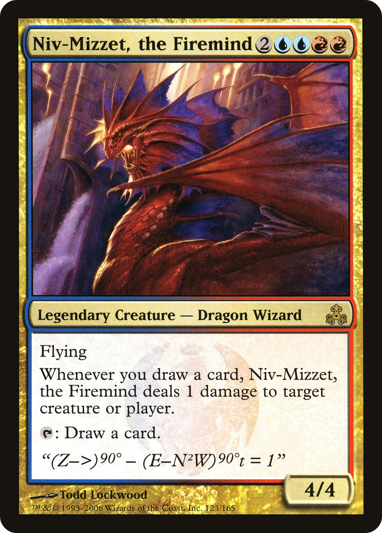 Niv-Mizzet, the Firemind (123) Foil - Guildpact