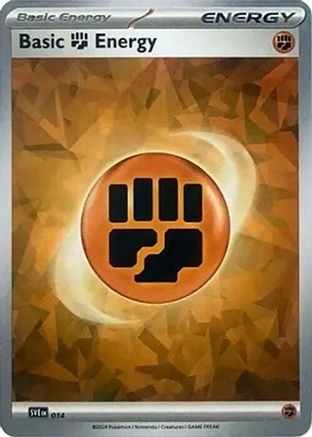 Basic Fighting Energy (Cracked Ice Holo) (14) Holofoil - SVE Scarlet & Violet Energies