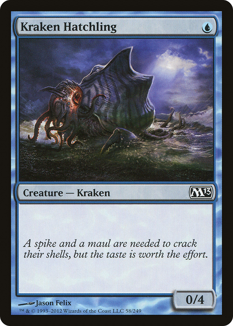 Kraken Hatchling (058) Foil - Magic 2013