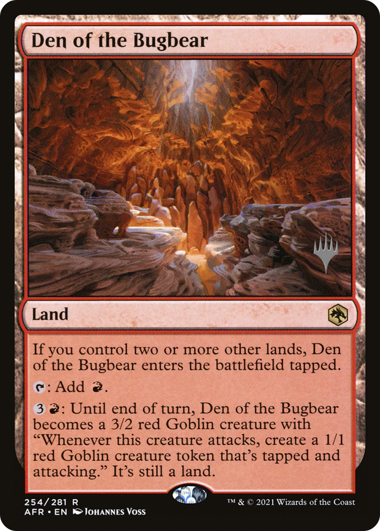 Den of the Bugbear (254) Foil - Adventures in the Forgotten Realms Promos