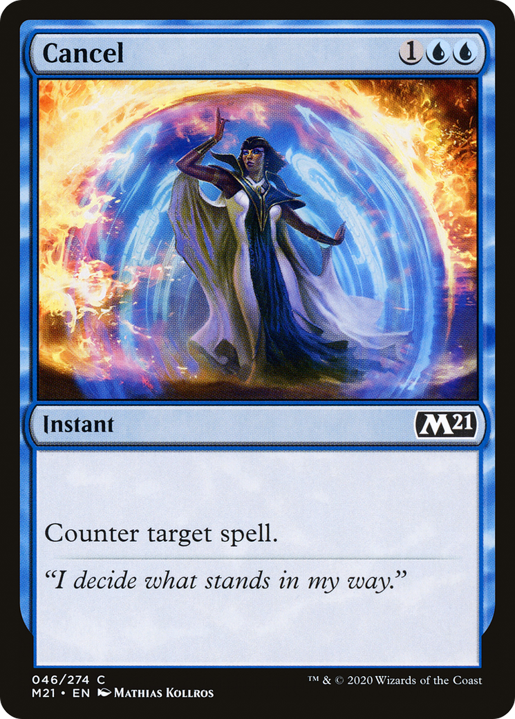 Cancel (046) Foil - Core Set 2021