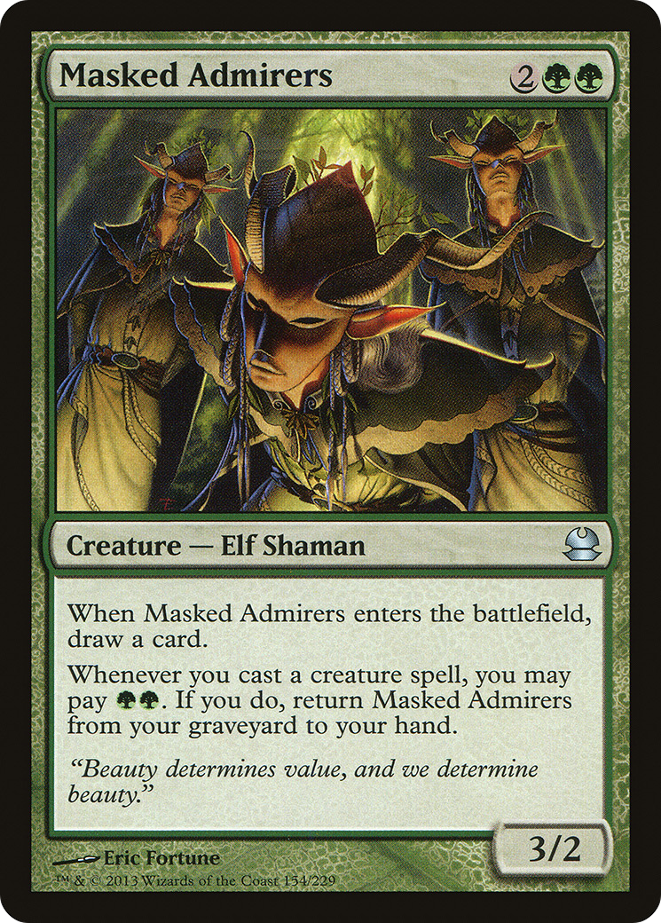Masked Admirers (154) Foil - Modern Masters