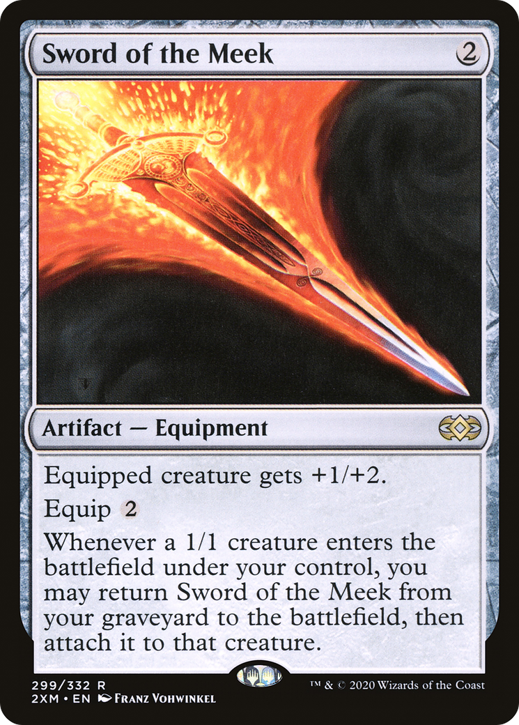 Sword of the Meek (299) Foil - Double Masters