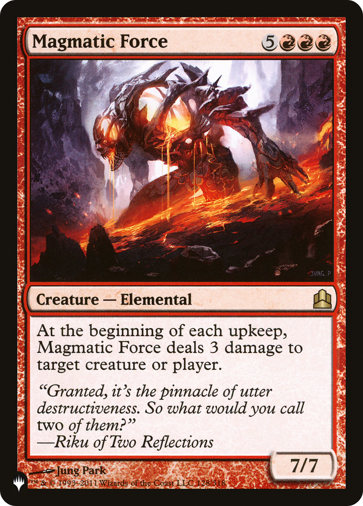 Magmatic Force (CMD-128) - The List