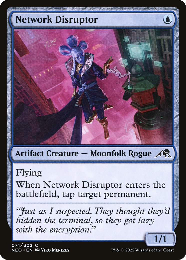 Network Disruptor (071) Foil - Kamigawa: Neon Dynasty