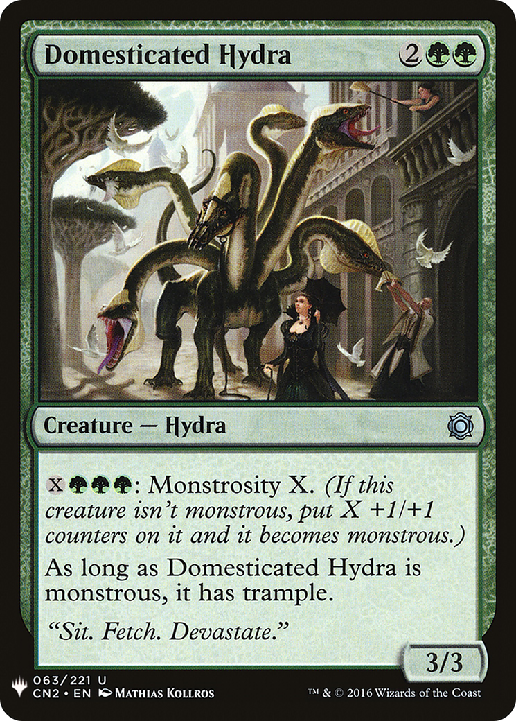 Domesticated Hydra (CN2-63) - The List