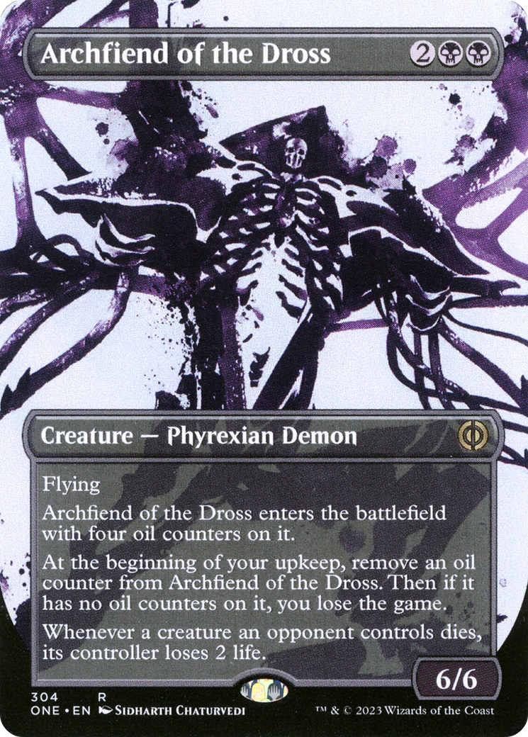 Archfiend of the Dross (Showcase) (304) Foil - Phyrexia: All Will Be One