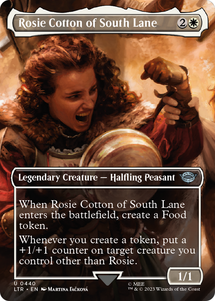 Rosie Cotton of South Lane (Borderless) (440) Foil - The Lord of the Rings: Tales of Middle-earth