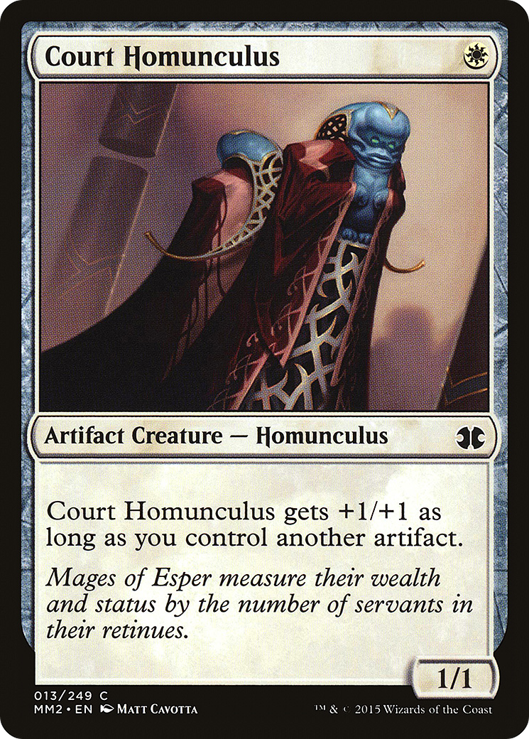 Court Homunculus (013) Foil - Modern Masters 2015