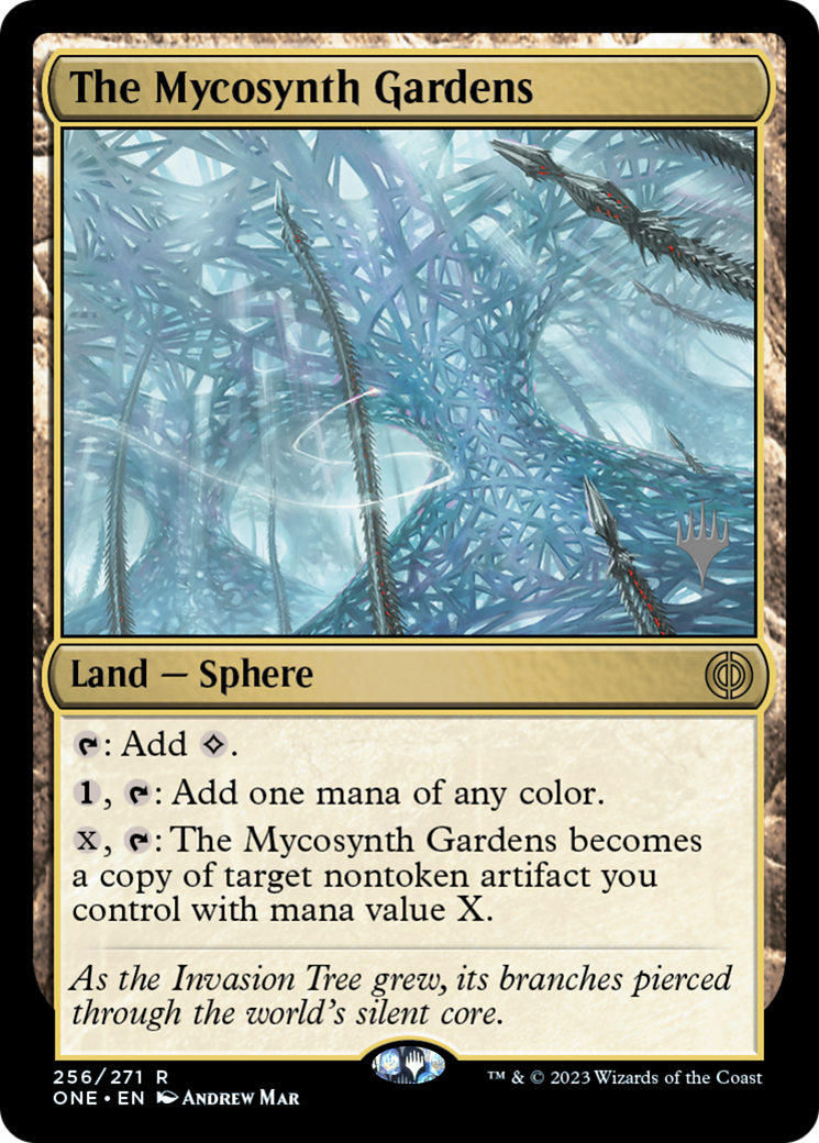 The Mycosynth Gardens (256) Foil - Phyrexia: All Will Be One Promos