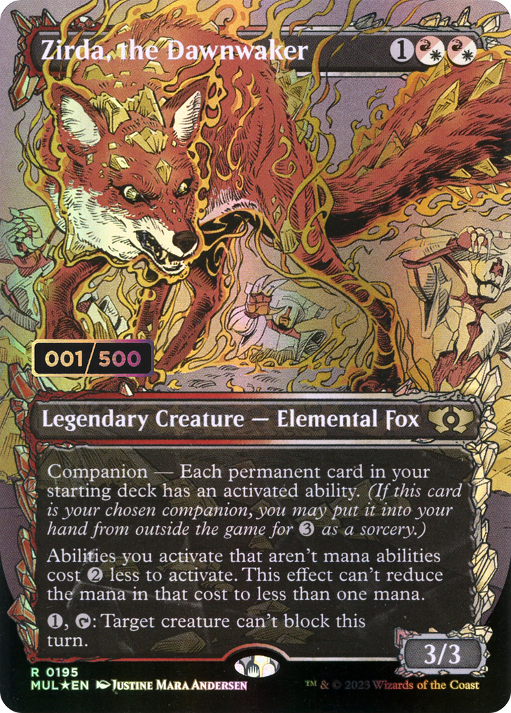Zirda, the Dawnwaker (Serial Numbered) (Showcase) (195) Foil - Multiverse Legends