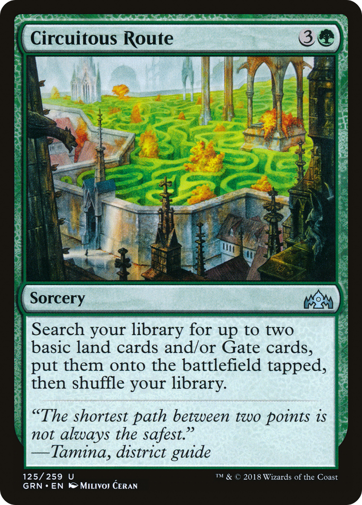 Circuitous Route (125) - Guilds of Ravnica