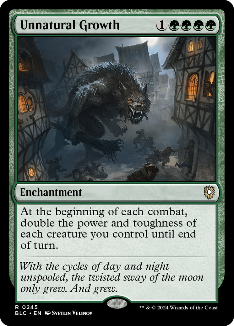 Unnatural Growth (245) - Bloomburrow Commander