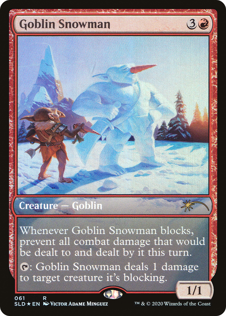 Goblin Snowman (061) Foil - Secret Lair Drop