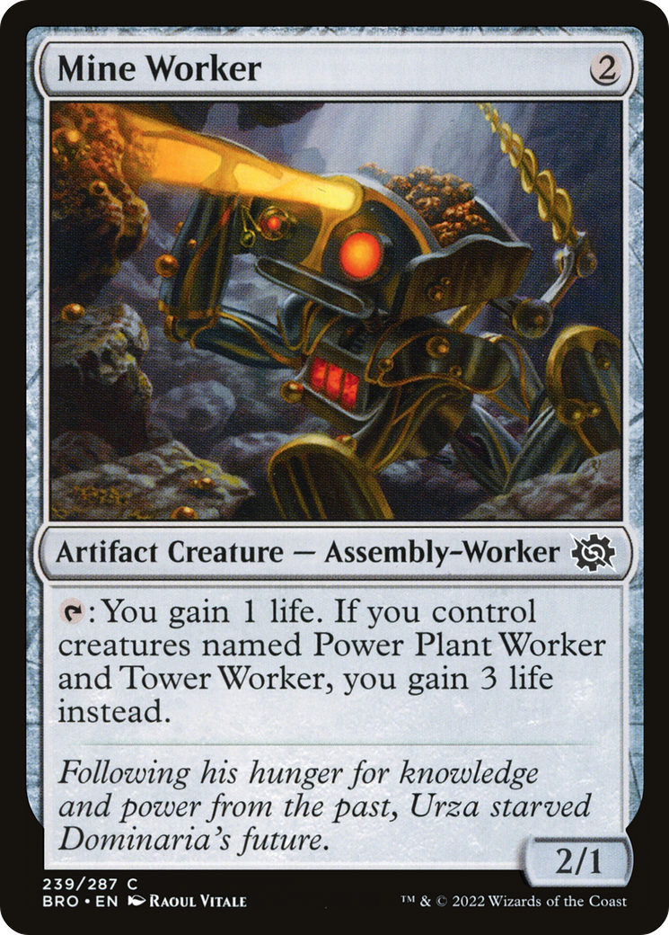 Mine Worker (239) Foil - The Brothers' War