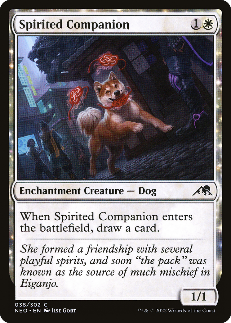 Spirited Companion (038) - Kamigawa: Neon Dynasty