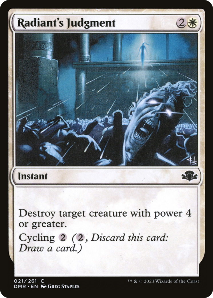 Radiant's Judgment (021) - Dominaria Remastered