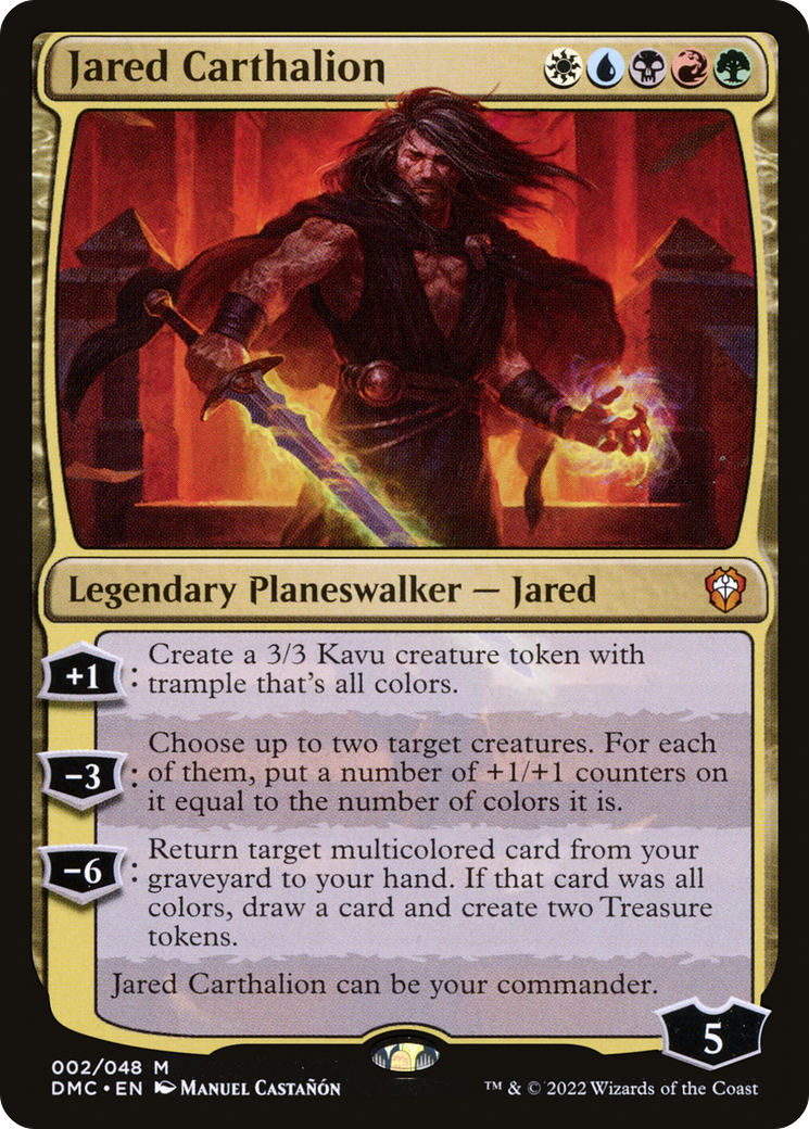 Jared Carthalion (002) - Dominaria United Commander