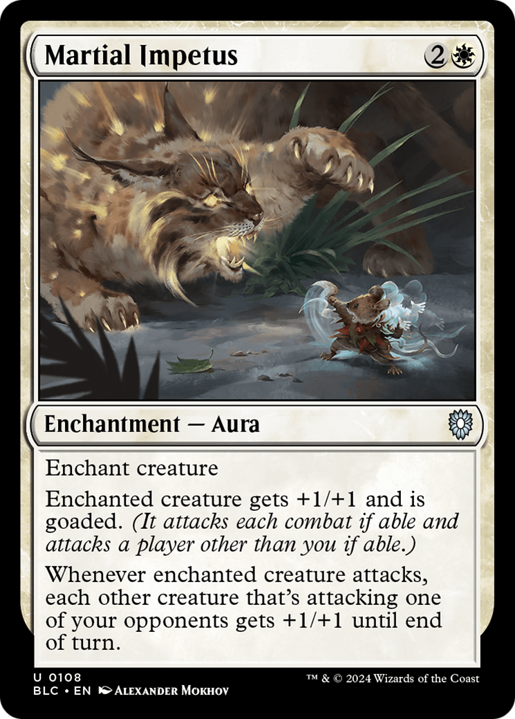 Martial Impetus (108) - Bloomburrow Commander