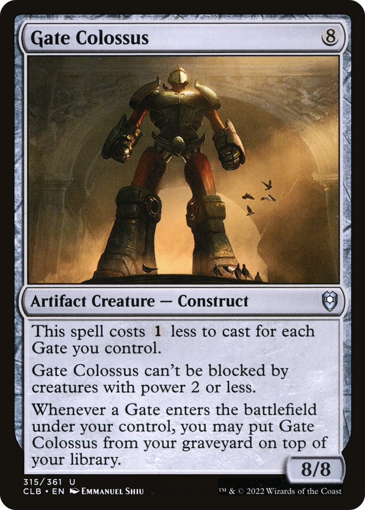 Gate Colossus (315) Foil - Commander Legends: Battle for Baldur's Gate