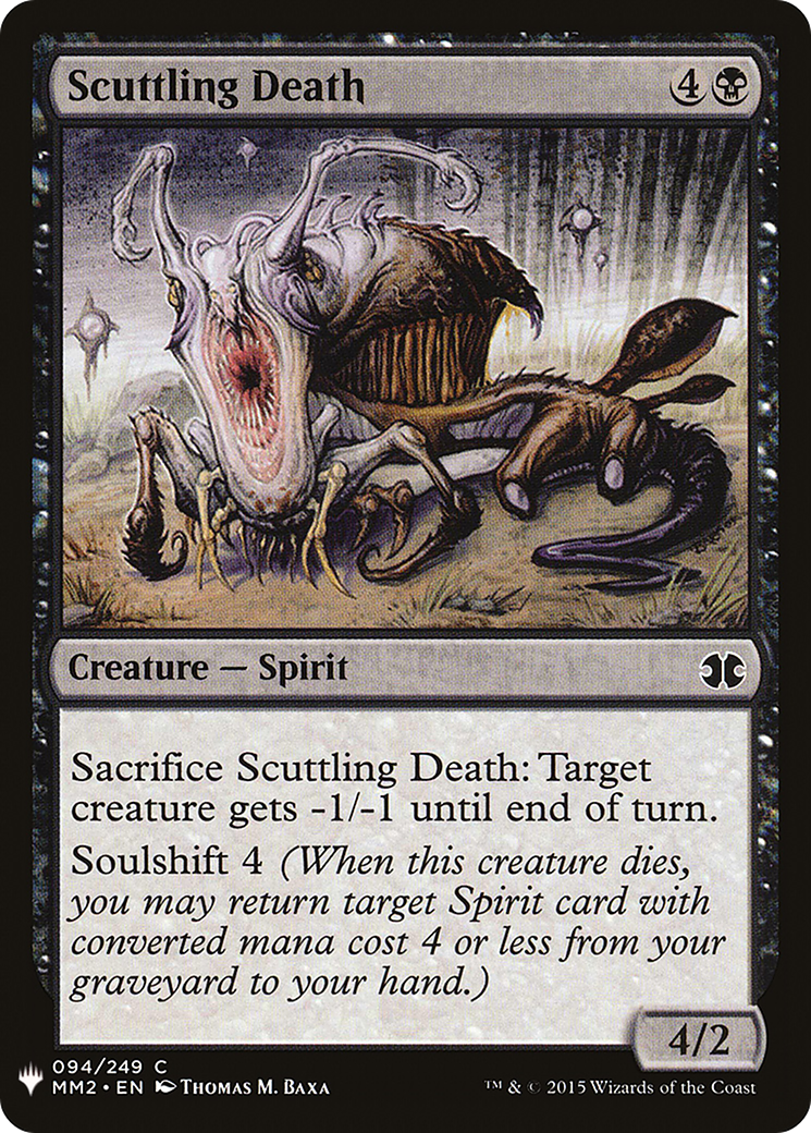 Scuttling Death (094) - The List