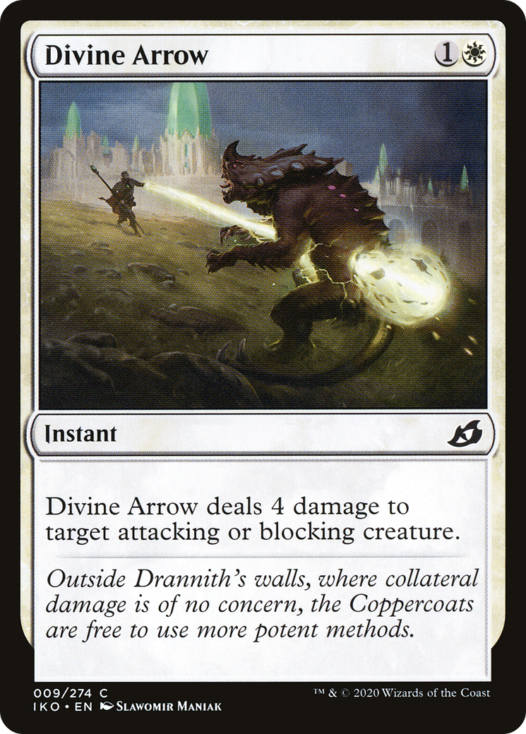 Divine Arrow (009) Foil - Ikoria: Lair of Behemoths