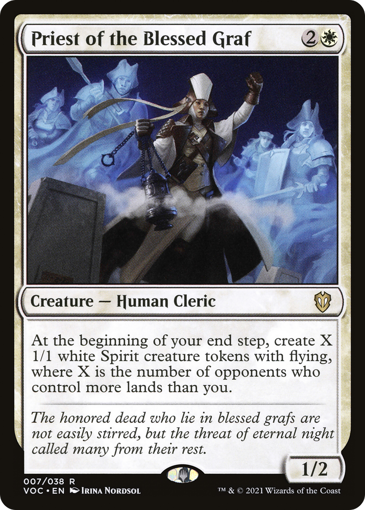 Priest of the Blessed Graf (007) - Crimson Vow Commander