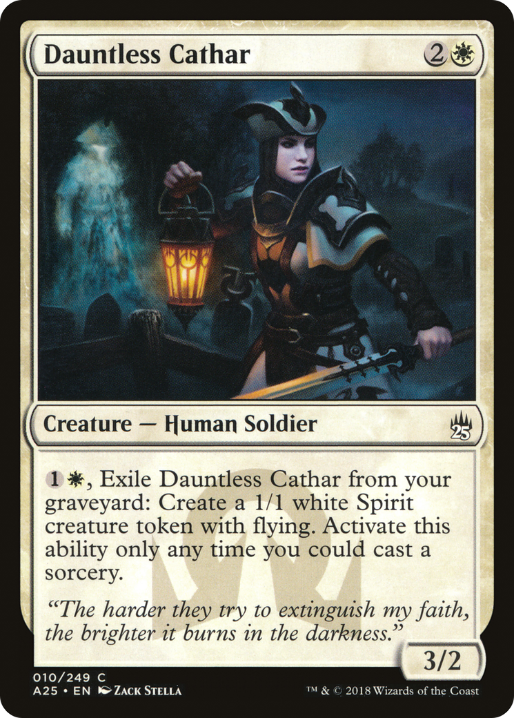 Dauntless Cathar (010) Foil - Masters 25