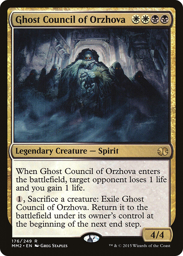 Ghost Council of Orzhova (176) Foil - Modern Masters 2015