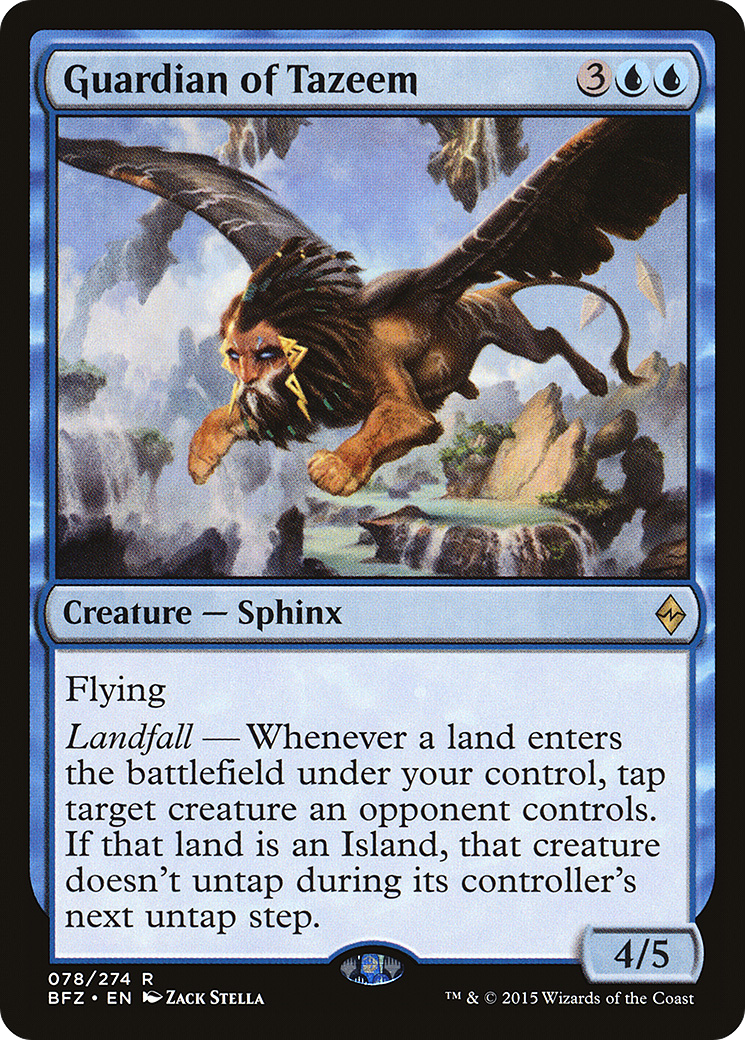 Guardian of Tazeem (078) Foil - Battle for Zendikar