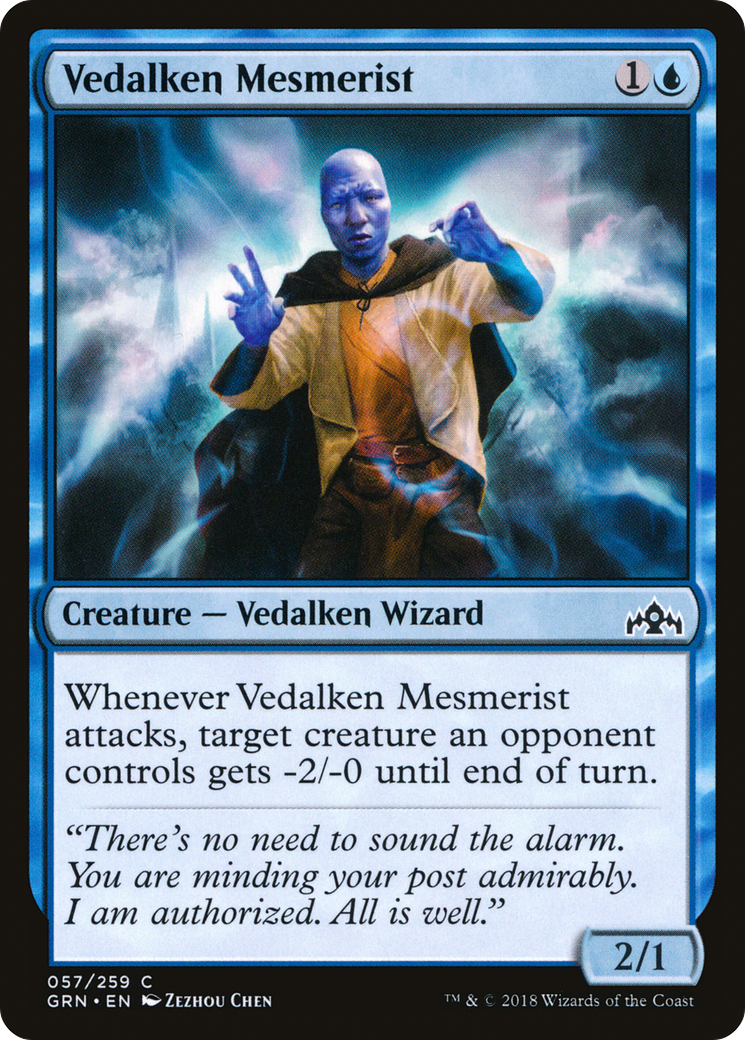 Vedalken Mesmerist (057) Foil - Guilds of Ravnica
