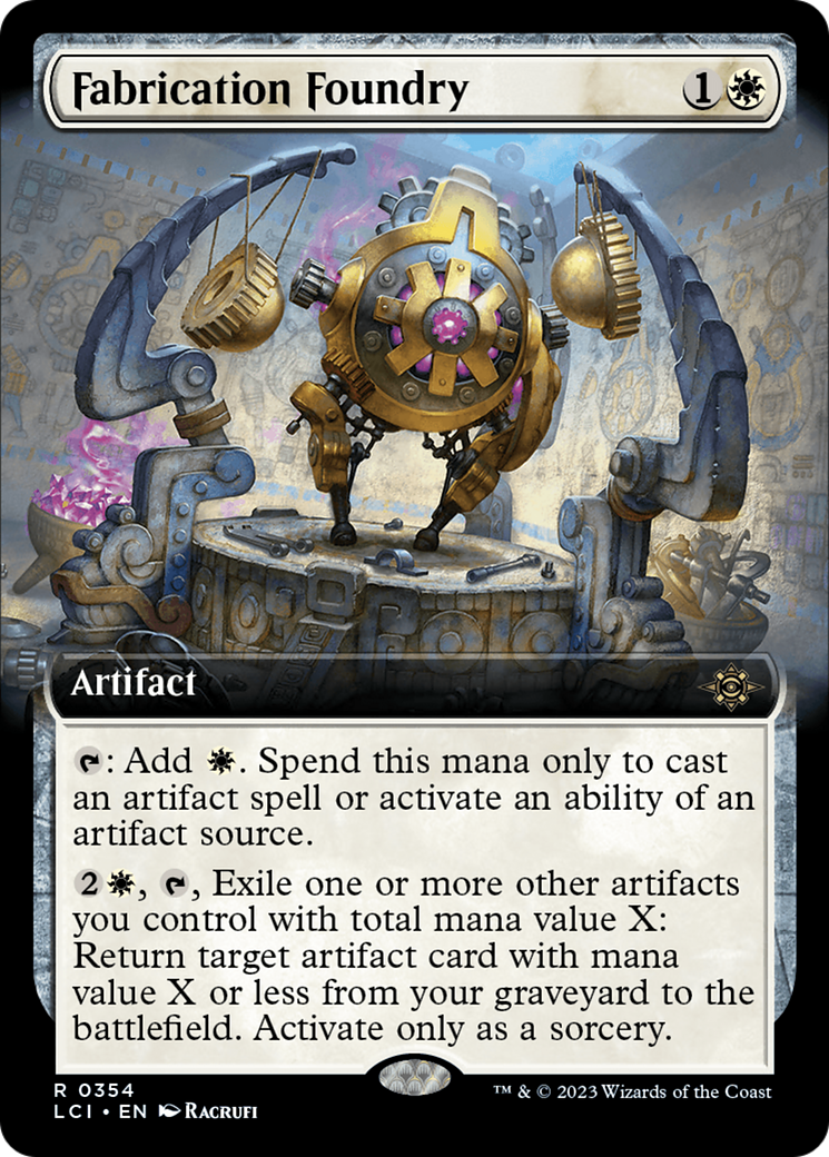 Fabrication Foundry (Extended Art) (354) Foil - The Lost Caverns of Ixalan