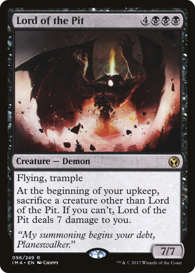 Lord of the Pit (096) Foil - Iconic Masters