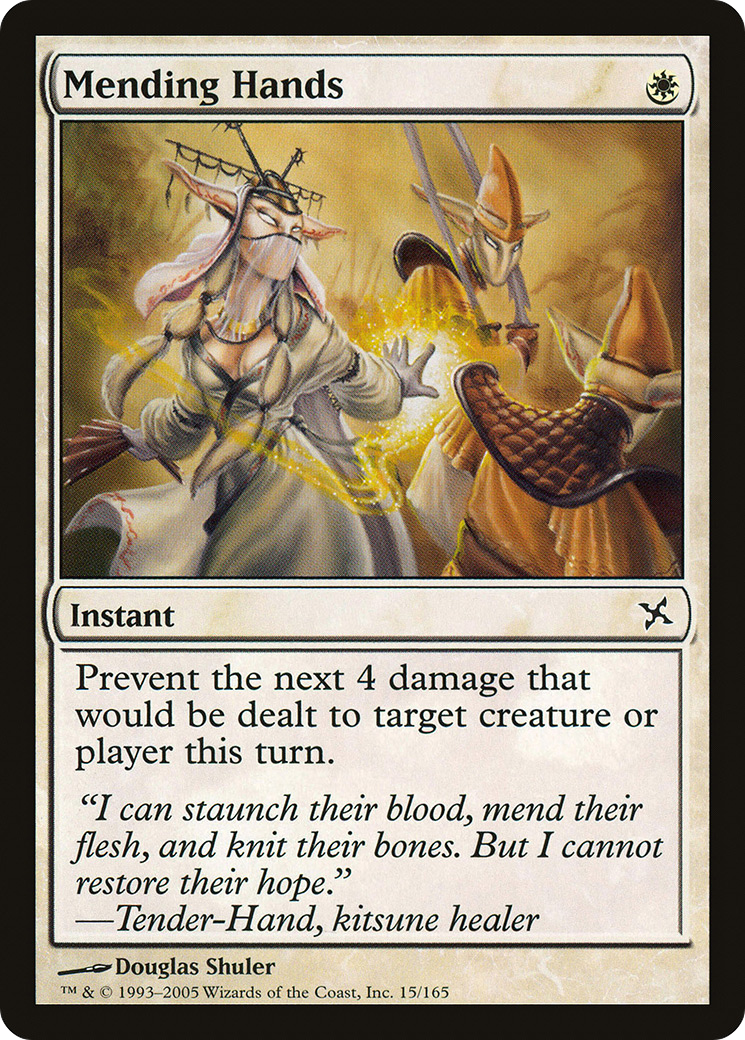 Mending Hands (015) Foil - Betrayers of Kamigawa