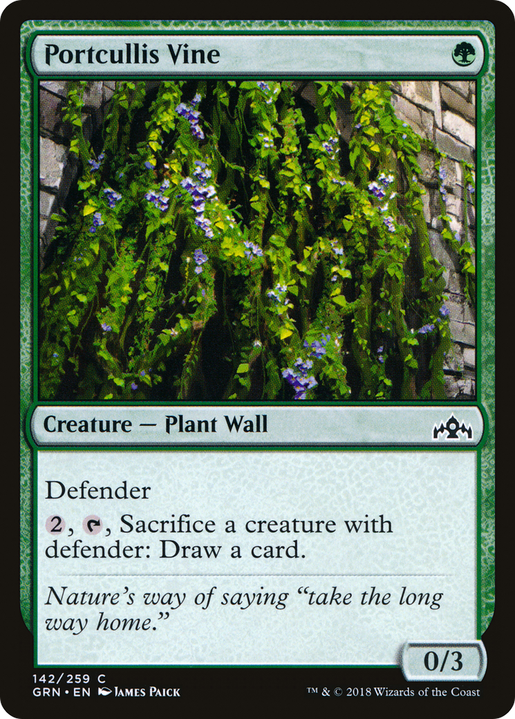 Portcullis Vine (142) Foil - Guilds of Ravnica
