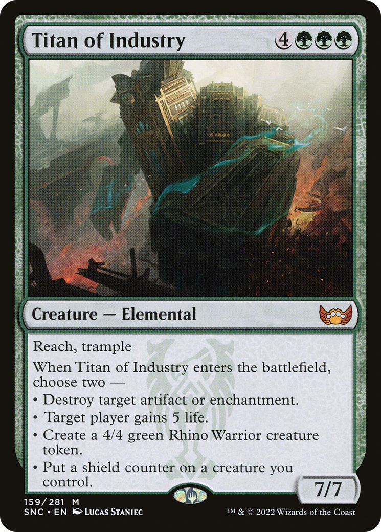 Titan of Industry (159) Foil - Streets of New Capenna