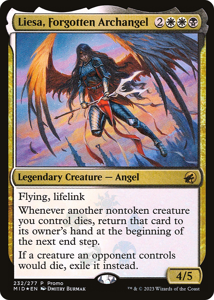 Liesa, Forgotten Archangel (232) Foil - Innistrad: Midnight Hunt Promos