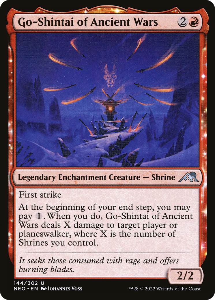 Go-Shintai of Ancient Wars (144) Foil - Kamigawa: Neon Dynasty
