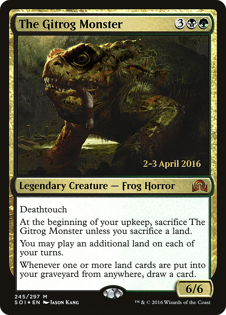 The Gitrog Monster (245) Foil - Shadows over Innistrad Promos